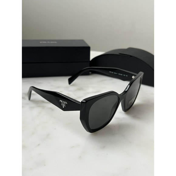 NEW Prada PR19ZS Sunglasses in Blue Polarized Marble - Picture 8 of 9